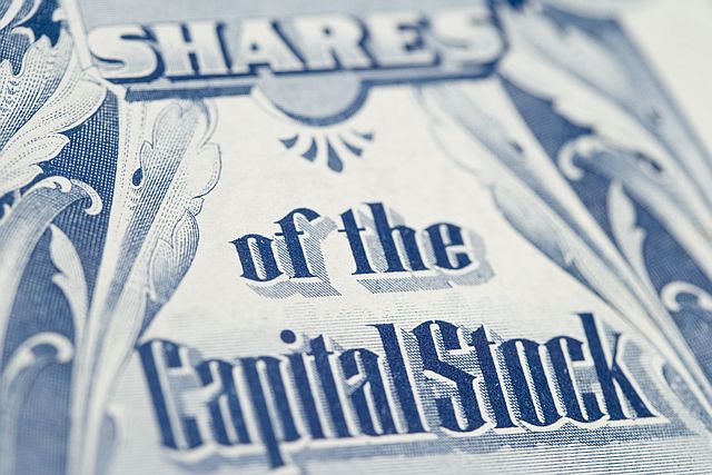 picture showing words capital stock